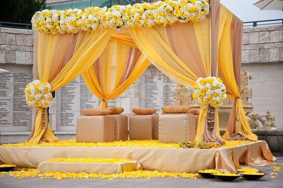 floral mandap