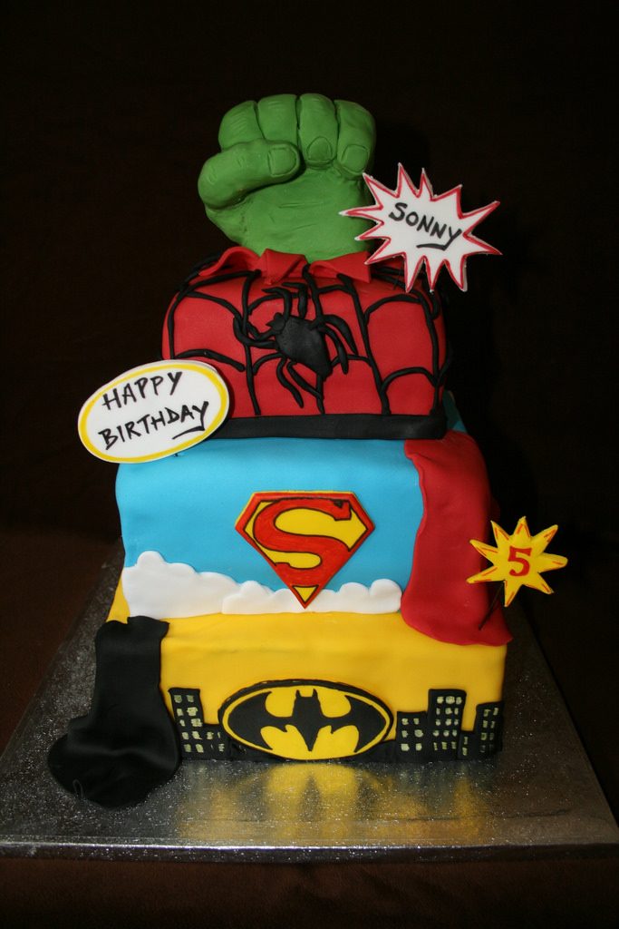 Superhero-smashup-cake-birthday-cake-ideas, bday cake, birthday cake images, b day cake, trending cakes 2018, birth day cake, new cake design 2018, 