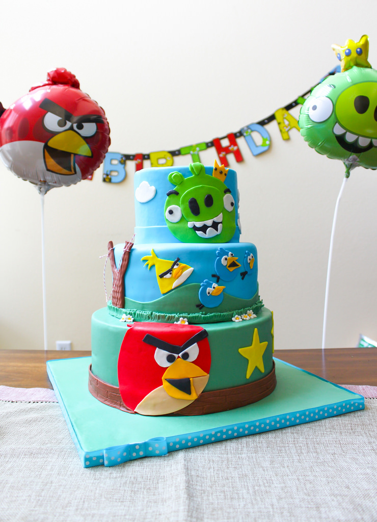 Angry-birds-cake-birthday-cake-ideas, bday cake, birthday cake images, b day cake, trending cakes 2018, birth day cake, new cake design 2018, 