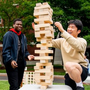 Giant Jenga The Most Trending Get Together Games With Friends