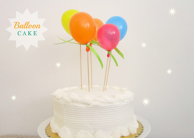 balloon-cake-topper-birthday decor ideas