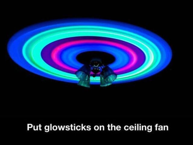 glow in the dark chandelier