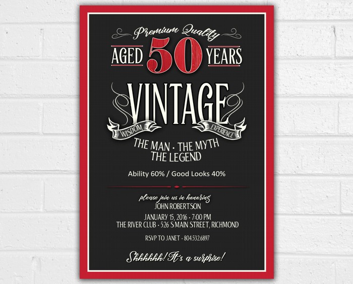 Surprise Your 50 Year Old With A Vintage Themed Birthday  