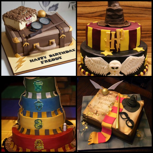 harry potter themed birthday cake