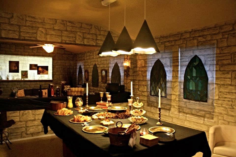 harry potter themed birthday party great hall