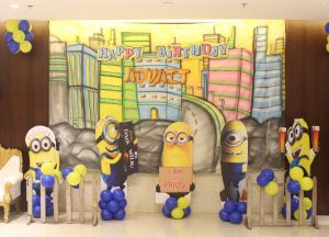 Decoration for minion theme party