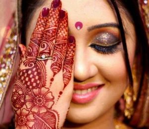 bridal makeup photography