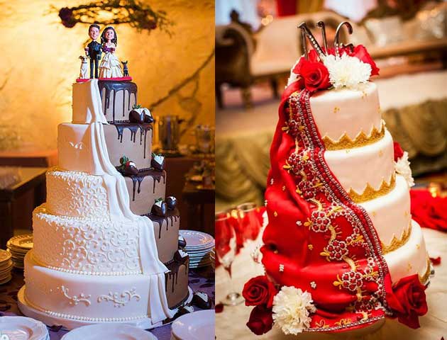 The Half & Half, reception cake, engagement cake ideas, Different Types of Cakes with Pictures, 