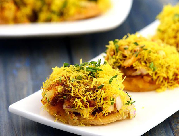 Best Indian Wedding Dishes Appetizers: Sev Puri