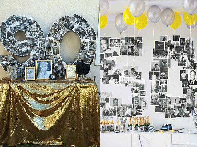 Photo Number DIY birthday party décor