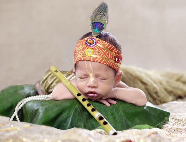 baby krishna photoshoot