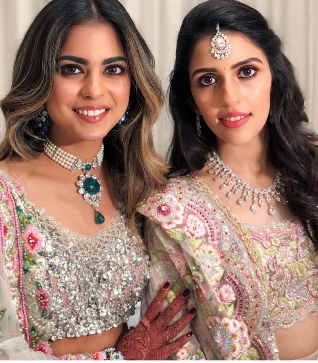 Akash Ambani and Shloka Metha 