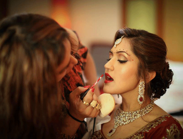 Ojas Rajani bridal Makeup 