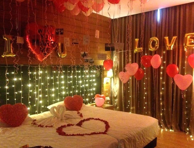 Top 8 Wedding  Room  Decorations  First  Night  Bed Decoration 