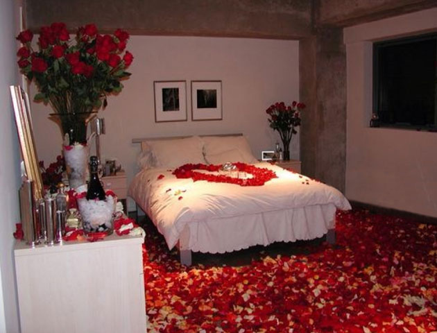 First Night Room Decoration for Newly Married Couple- Wedding Night