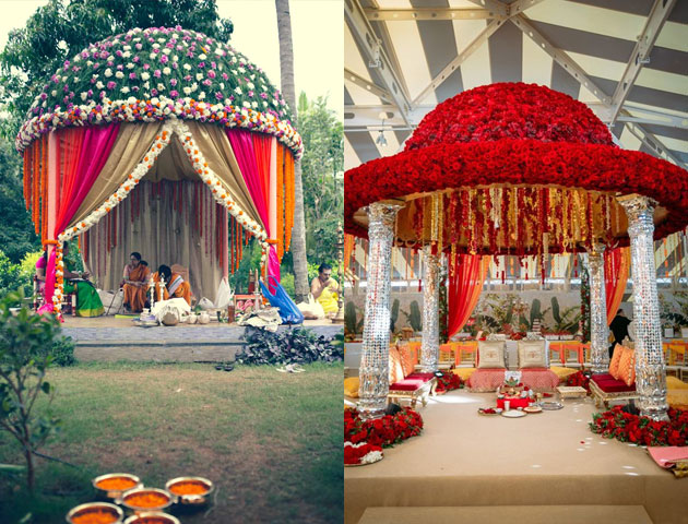 wedding stage decoration, mandap decoration, marriage stage decoration, flower decoration stage, mandap design