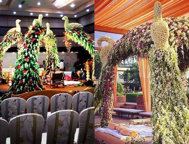 wedding stage decoration, mandap decoration, marriage stage decoration, flower decoration stage, mandap design