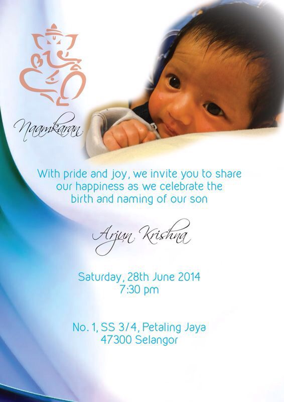 Super Cute Baby Naming Ceremony Invitation Templates and Messages Super Cute Baby Naming Ceremony Invitation Templates and Messages