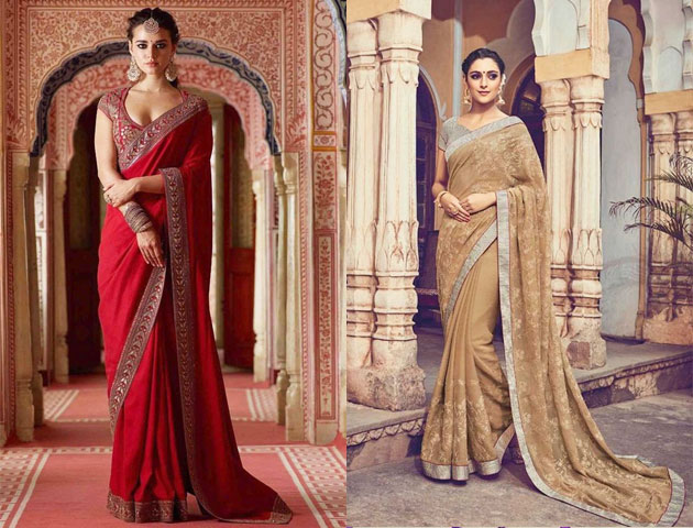 The Long-Train Pallu Saree Trends