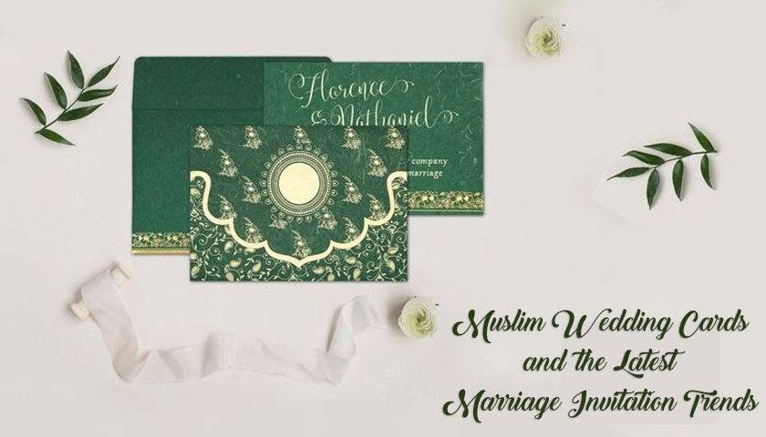 Muslim Wedding Cards And Latest Marriage Invitation Card Trends For