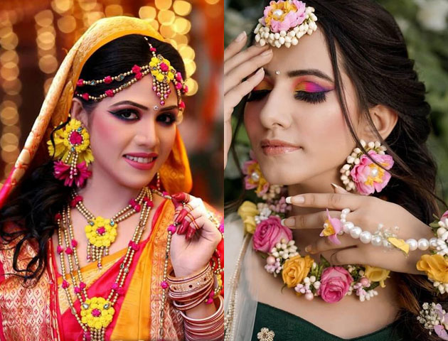 The Floral Jewellery Saree Trends