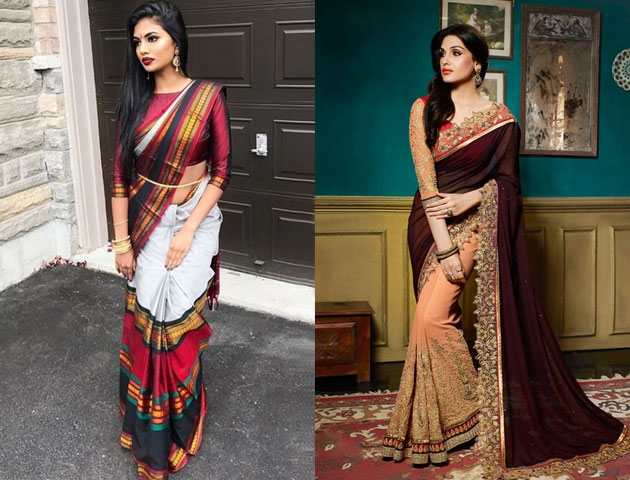 The Hourglass Saree Trends