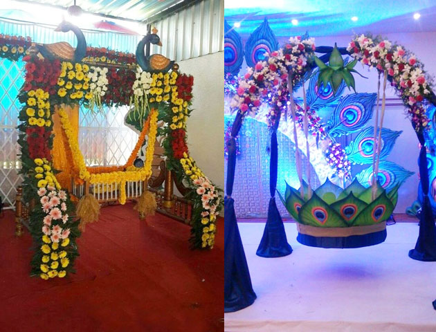 naming ceremony decoration, cradle ceremony decoration, baby naming ceremony decoration, cradle decoration, naming ceremony decoration themes 