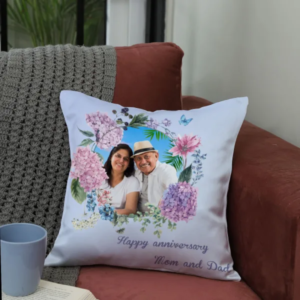 Personalized Cushion - Anniversary Gift For Indian Parents