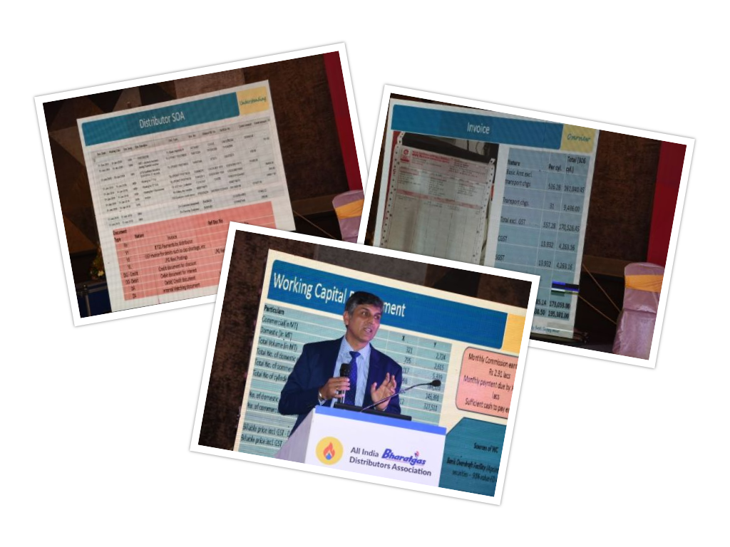 LCD Setup aibda, Bharat gas, real event, corporate event