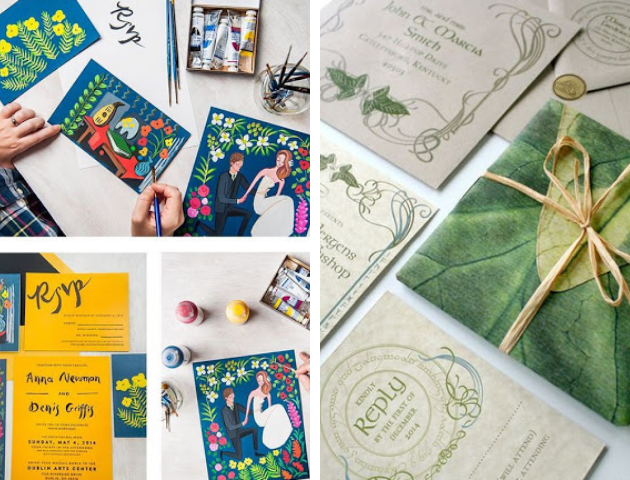 Make your own eco-friendly wedding invitations