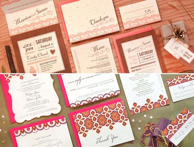 Plantable Wedding Invitations, Wedding Invitations, save the date, Eco- Friendly wedding invitations