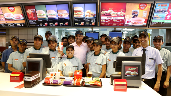 McDonalds Trained staff: birthday party place