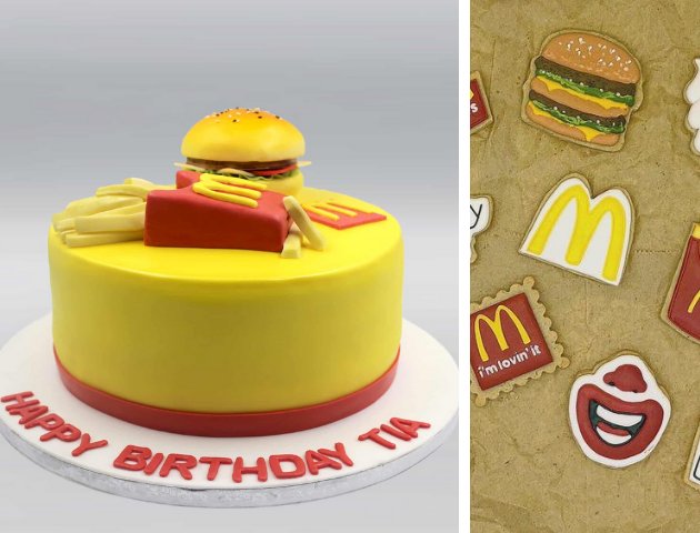 Mcdonalds birthday Cakes