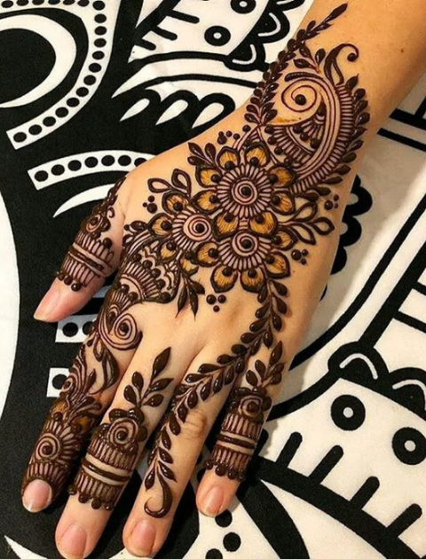 Authentic Arabic Mehendi Designs 