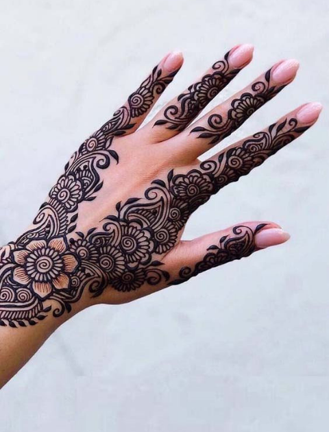 Authentic Arabic Mehendi Designs 