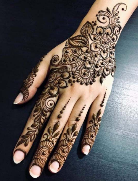 Authentic Arabic Mehendi Designs 