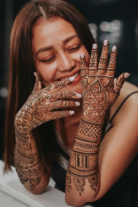 Celebrity Inspired Wedding Mehndi Designs