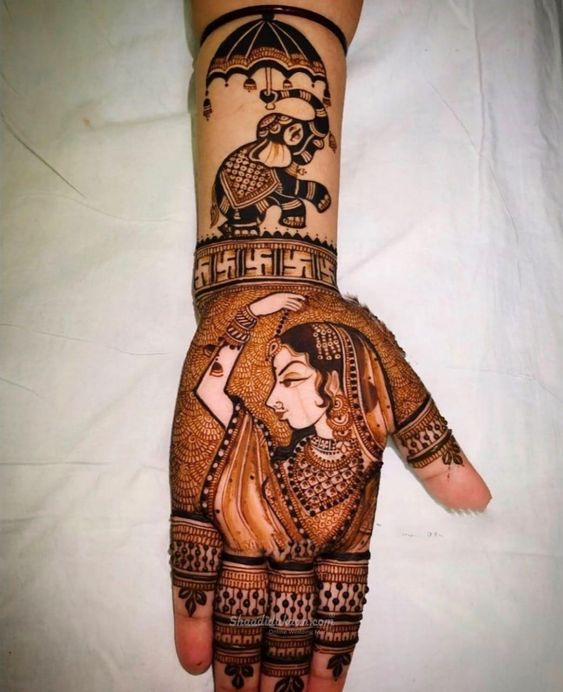 Dulhan Bridal Mehendi Designs 