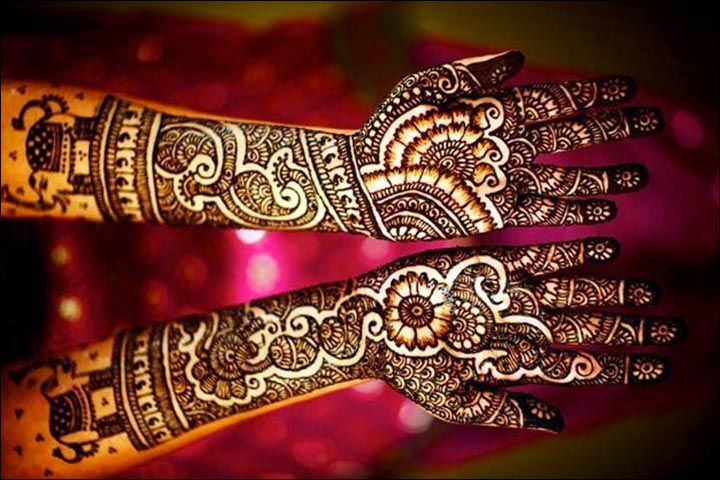 Trending bridal mehndi designs - elephant