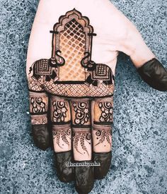 Elephant Trending Bridal Mehendi Designs 