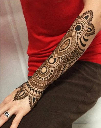 trending bridal mehndi designs - indo/western