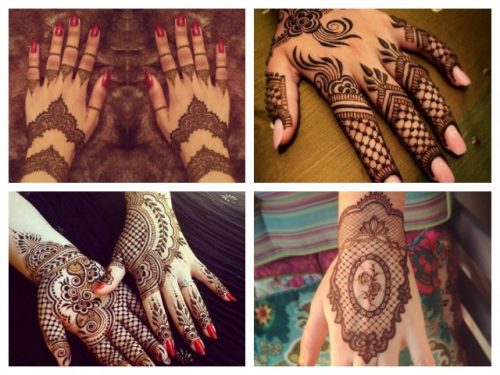 trending bridal mehndi designs - lace/cuff