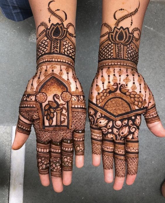 Peacock Trending Bridal Mehendi Designs 