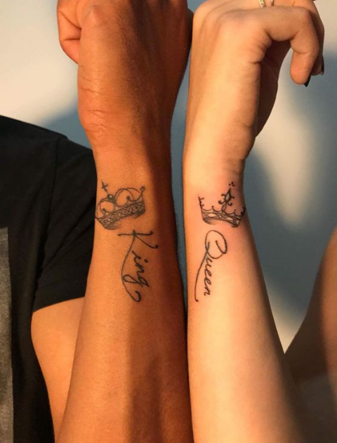 Couple Tattoo Ideas, Couple tattoo, Matching tattoo, His and Hers Tattoo, Marriage tattoo, Matching couple tattoo, Couple tattoo designs, Couple tattoos small, Best couple tattoos, Unique couple tattoos