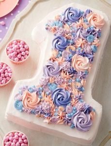 Number Birthday 1st Cake Ideas: