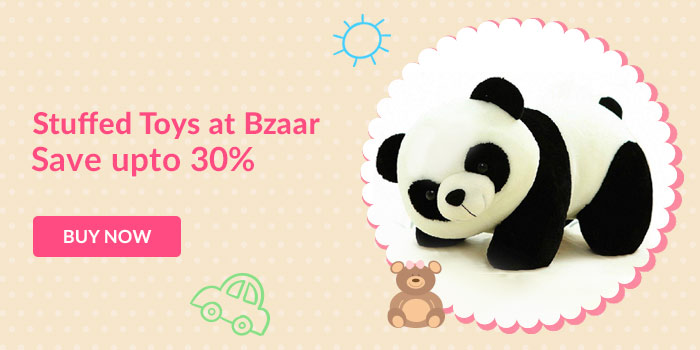 Stuffed Toys at Bzaar. Save upto 30%. Buy now