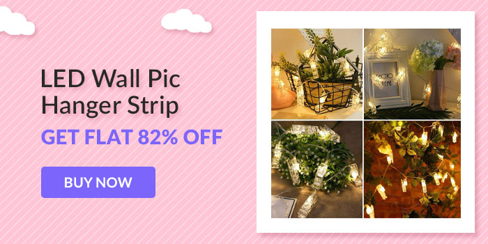 LED Wall pic hanger strip. Get Flat 82% off