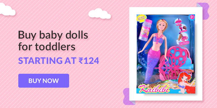 Buy baby dolls for toddlers Starting at Rs. 124 