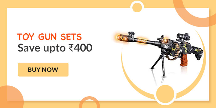 Toy Gun sets. Save upto Rs. 400