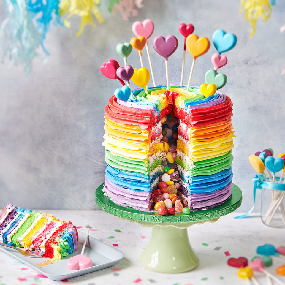 Rainbow Birthday Cake